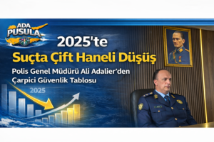 2025’te Suçta Çift Haneli Düşüş: Polis Genel Müdürü Ali Adalıer’den Çarpıcı Güvenlik Tablosu
