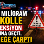 120 MİLİGRAM ALKOLLE DİREKSİYON BAŞINA GEÇTİ, DİREĞE ÇARPTI