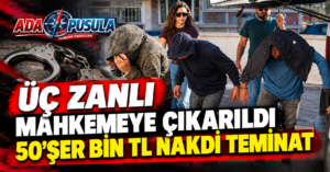 UYUŞTURUCU ŞÜPHESİYLE YAKALANAN 3 ZANLIYA TEMİNAT!